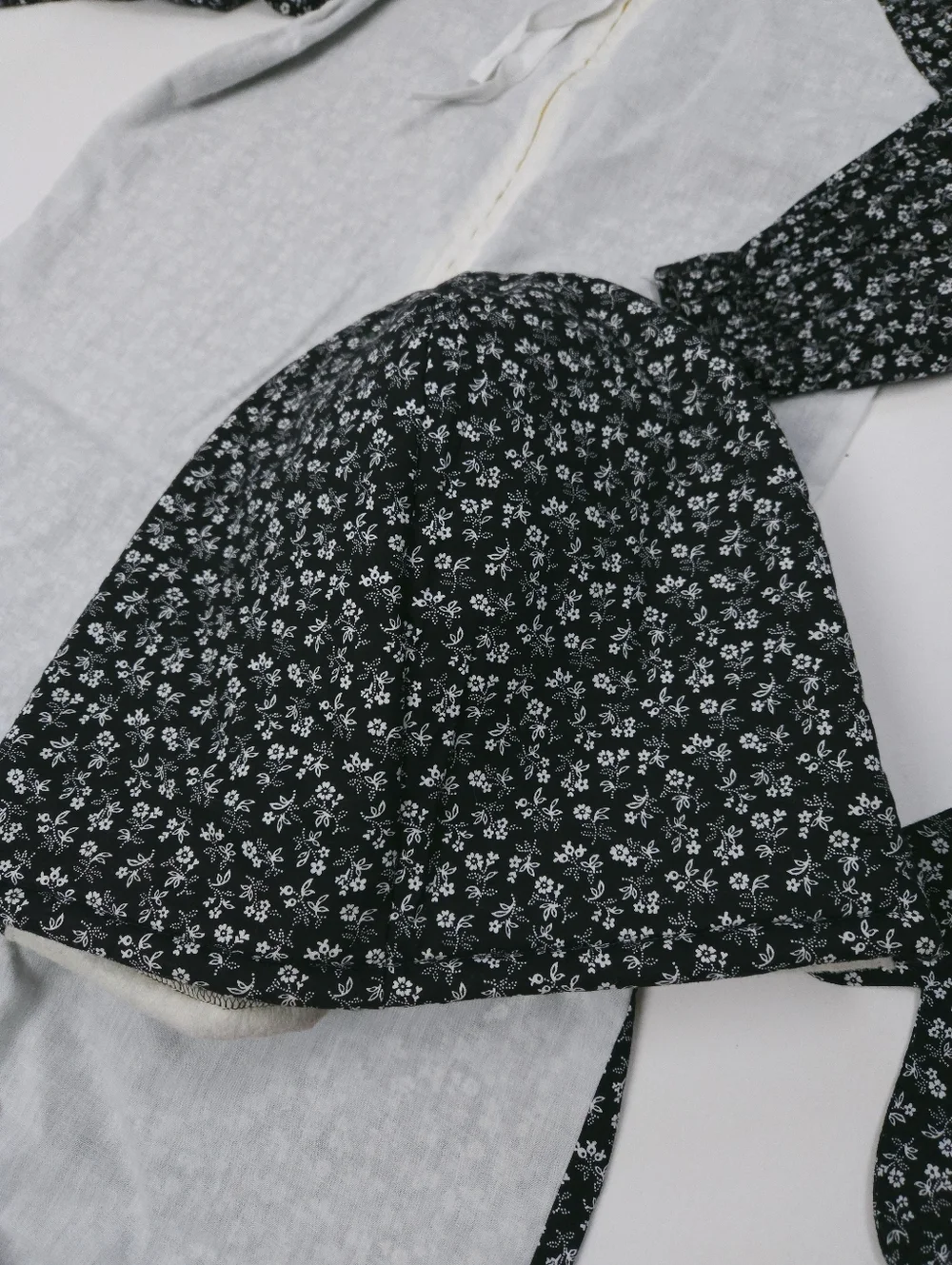 Vintage 70s-80s Handmade Kids Penguin Costume Black White 10-12 Years
